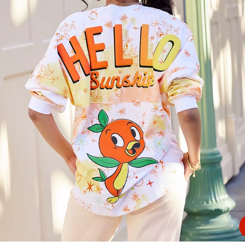 Disney Parks Epcot Flower & Garden Festival Orange Bird Spirit Jersey S Tie Dye